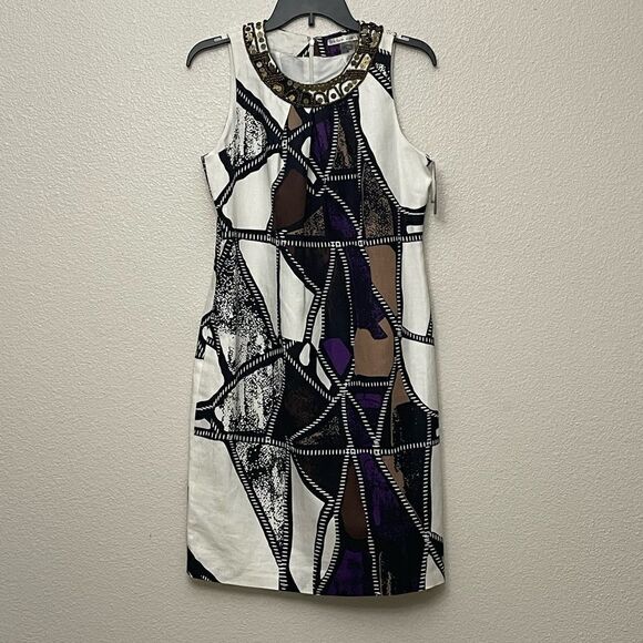 Peter Nygard Linen Blend Dress Size 8 NWT - Picture 2 of 10